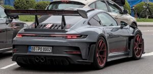 Grey Porsche 911 GT3 RS